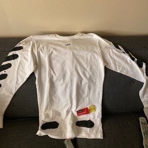 Off-White Exclusive White Diag Spray Paint T-Shirt